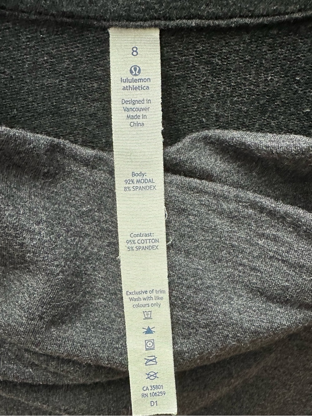 ⏱️FIRM$DROP Lululemon Coast Wrap Heathered Mod Black - Picture 6 of 7